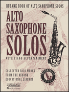 Rubank Book of Alto Saxophone Solos Intermediate Level-P.O.P. cover